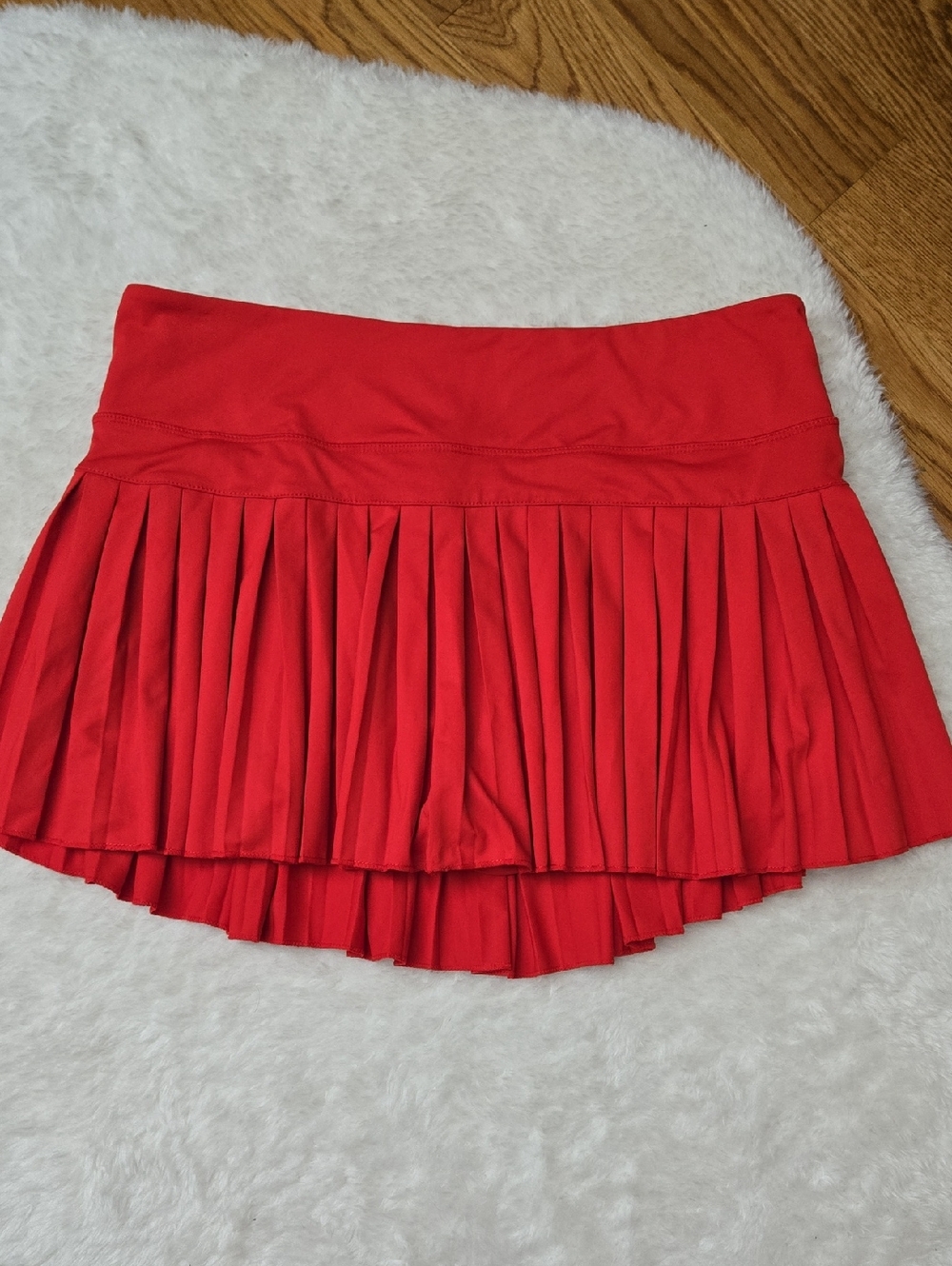 Goldhinge Red Pleated Skort, Womens Size XXL